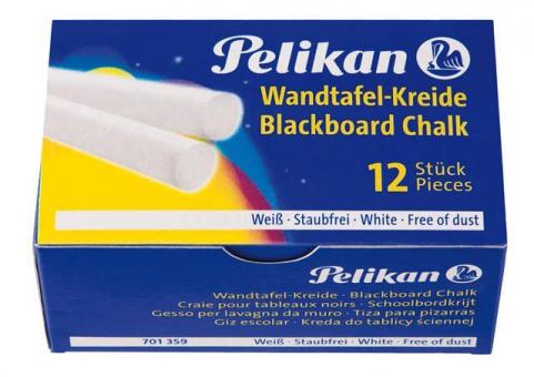 Pelikan Wandtafelkreide 755/12, weiß, 12 Stück 