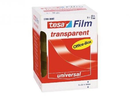 Tesa Film Office Box - transparent 8 Stück 66m x 19mm 