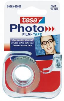 Tesa  Photo Film Tape doppelseitig inkl. Abroller 7,5m x 12mm 