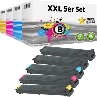 5x Alternativ Sharp Toner MX27GT Set Mehrfarbig 
