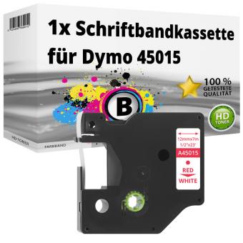 Alternativ Dymo D1 Etiketten Label Cassette 45015 12mm x 7m 
