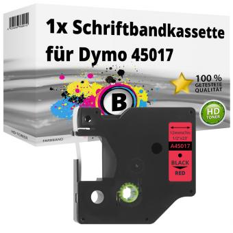 Alternativ Dymo D1 Etiketten Label Cassette 45017 12mm x 7m 