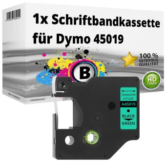 Alternativ Dymo D1 Etiketten Label Cassette 45019 12mm x 7m 