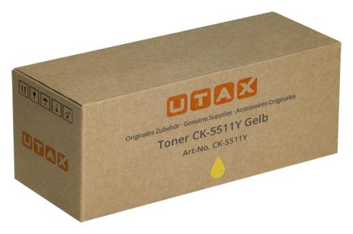 Original Utax Toner CK-5511Y 1T02R5AUT0 Gelb 