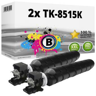 2x Alternativ Toner Kyocera  TK-8515K/ 1T02ND0NL0 Schwarz 