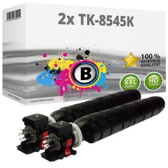 2x Alternativ Kyocera Toner TK-8545K / 1T02YM0NL0 Schwarz 
