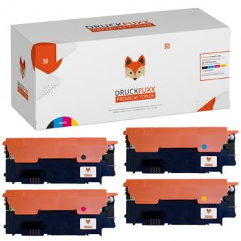 Druckfuxx Premium Toner Multipack Set 4 für HP W2070A W2071A W2072A W2073A 117A 