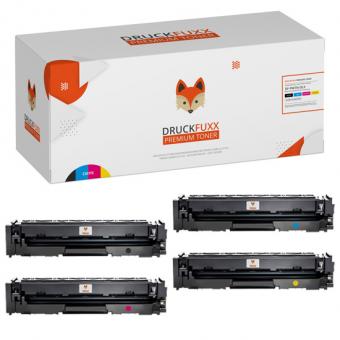 Druckfuxx Premium Toner Multipack Set 4 für HP CF400X CF401X CF402X CF403X 201X 