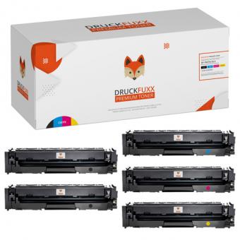 Druckfuxx Premium Toner Multipack Set 5 für HP CF400X CF401X CF402X CF403X 201X 