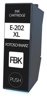 Alternativ Epson Patronen 202 XL (Kiwi) Fotoschwarz  