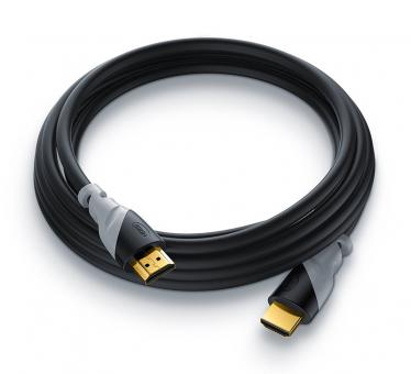 High Speed HDMI Kabel 2.0 / 1.4 vergoldet mit Ethernet - 1,5 m schwarz 