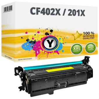 Alternativ HP Toner 201X / CF402X Gelb / Yellow 