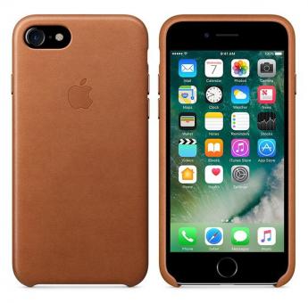 Apple iPhone 7 / 8 Leder Case - Sattelbraun 