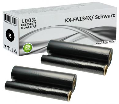 2x Alternativ Panasonic Thermo-Transfer-Rolle KX-FA134X 
