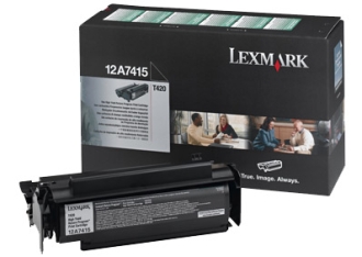 XL Original Lexmark Toner 12A7415 Schwarz 