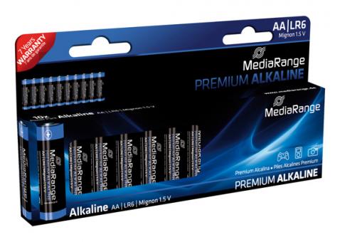 MediaRange Alkaline Batterie AA - 10 Stück 