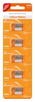 MediaRange Lithium Batterie CR2A - 5 Stück 