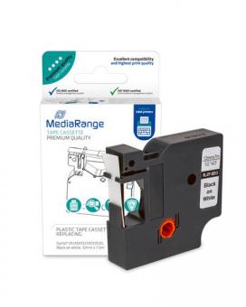 MediaRange Etiketten kompatibel Dymo D1 45013 12 mm x 7 m Label Cassette 