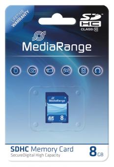 MediaRange SDHC Speicherkarte 8 GB Class 10 