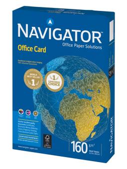 Navigator Offce Card Papier A4, 160 g/qm, weiß, 250 Blatt 