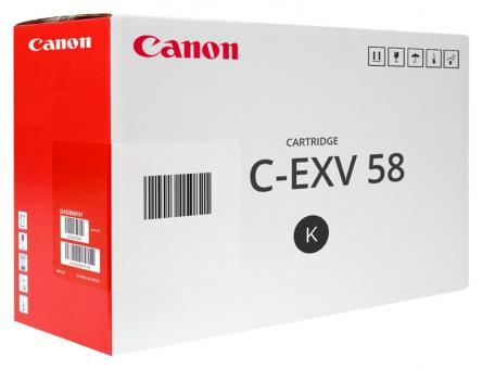 Original Canon Toner C-EXV 58 / 3763C002 Schwarz 