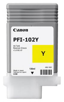 Original Canon Tintenpatrone PFI-102Y / 0898B001 Gelb 