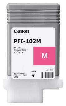 Original Canon Tintenpatrone PFI-102M / 0897B001 Magenta 