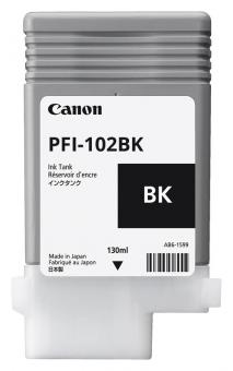 Original Canon Tintenpatrone PFI-102BK / 0895B001 Schwarz  
