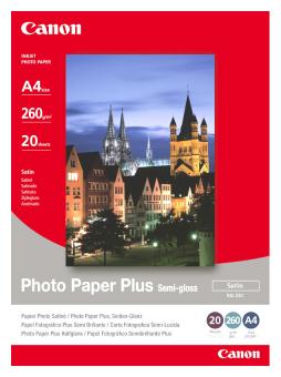 Canon Fotopapier DIN A4 / SG-201 - glänzend - 260g - 20 Blatt  