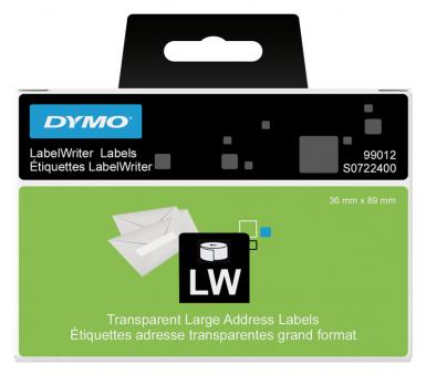 Original Dymo Versand-Etiketten 99012 36x89 mm 