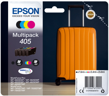 Set 4x Original Epson Patronen (Koffer) 405 