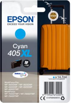 Original Epson Patronen 405 XL (Koffer) Cyan 