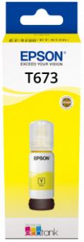 Original Epson Tinte T673 Gelb 