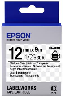 Original Epson Schriftbandkassette LK-4TBN 