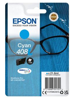 Original Epson Patronen 408L / C13T09K24010 Cyan 