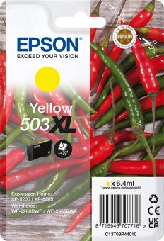 Original Epson Patronen 503XL / C13T09R44010 (Chilischoten) Gelb 