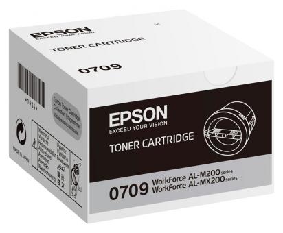 Original Epson Toner 0709 Schwarz 