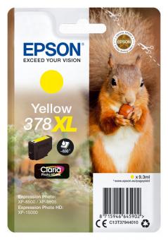 Original Epson Patronen 378 XL (Eichhörnchen) Gelb 
