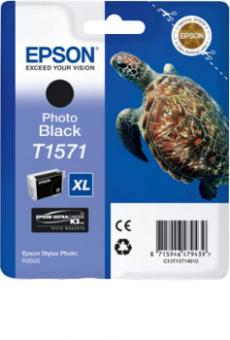 Original Epson T1571 (Schildkröte) Druckerpatronen Fotoschwarz XL 