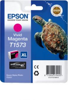 Original Epson T1573 (Schildkröte) Druckerpatronen Magenta XL 