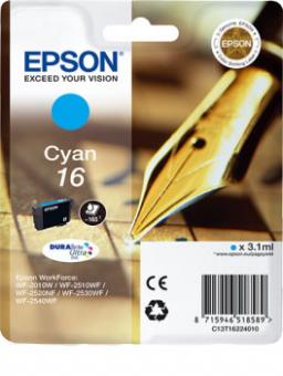 Original Patronen Epson T1622 16 Cyan 