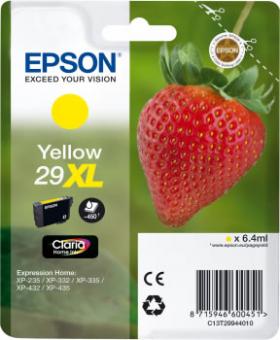 Original Epson Patronen 29 XL T2994(Erdbeere) Gelb 