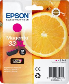 Original Epson 33 XL (Orange) T3363 Magenta 