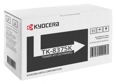 Original Kyocera Toner TK-8375K / 1T02XD0NL0 Schwarz 