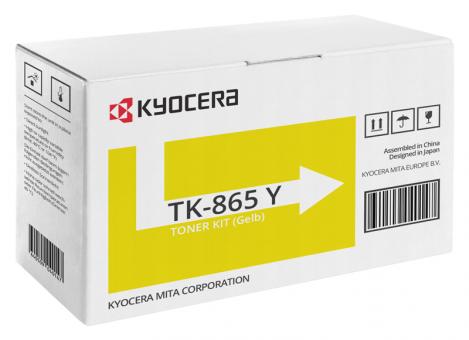 Original Kyocera Toner TK-865Y 1T02JZAEU0 Gelb 