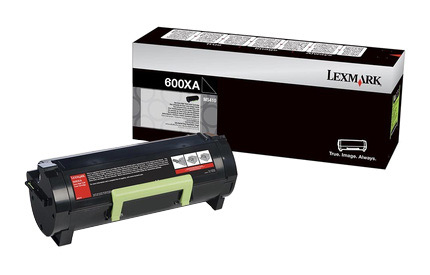 Original Lexmark Toner 600XA 60F0XA0 Schwarz 