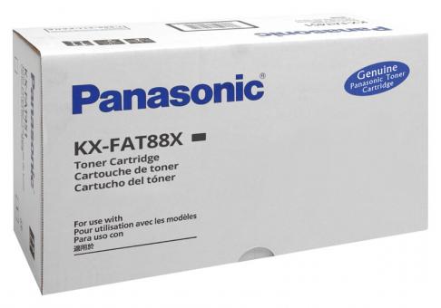 Original Panasonic Toner KX-FAT88X Schwarz 