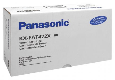 Original Panasonic Toner KX-FAT472X Schwarz 