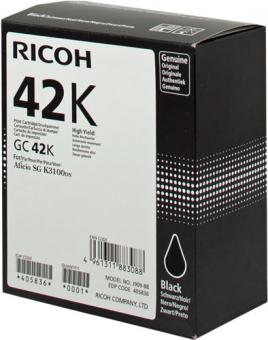 Original Ricoh Patronen  GC 42K 405836 Schwarz 