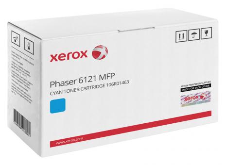Original Xerox Toner 6121 MFP / 106R01463 Cyan 